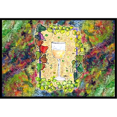 Carolines Treasures Wine Indoor Or Outdoor Doormat, 24 x 36 in. CA75211